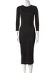 James Perse Crew Neck Midi Length Dress