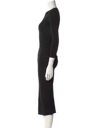 James Perse Crew Neck Midi Length Dress