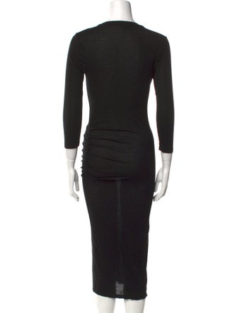 James Perse Crew Neck Midi Length Dress