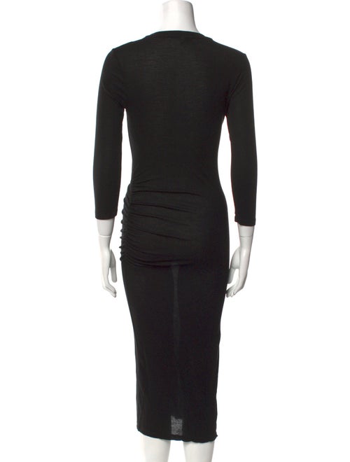 James Perse Crew Neck Midi Length Dress