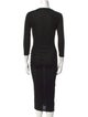 James Perse Crew Neck Midi Length Dress