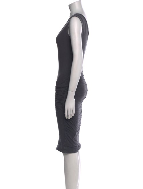 James Perse V-Neck Knee-Length Dress