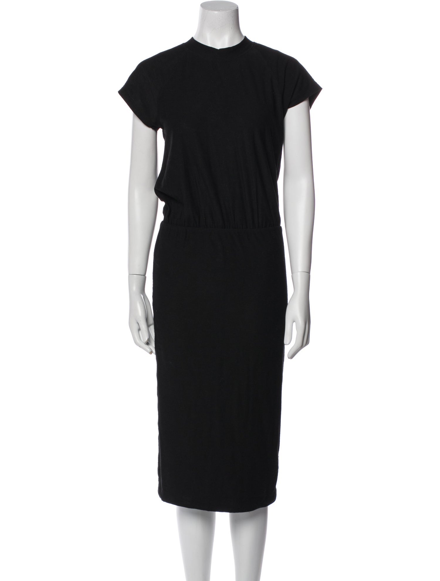 James Perse Crew Neck Midi Length Dress
