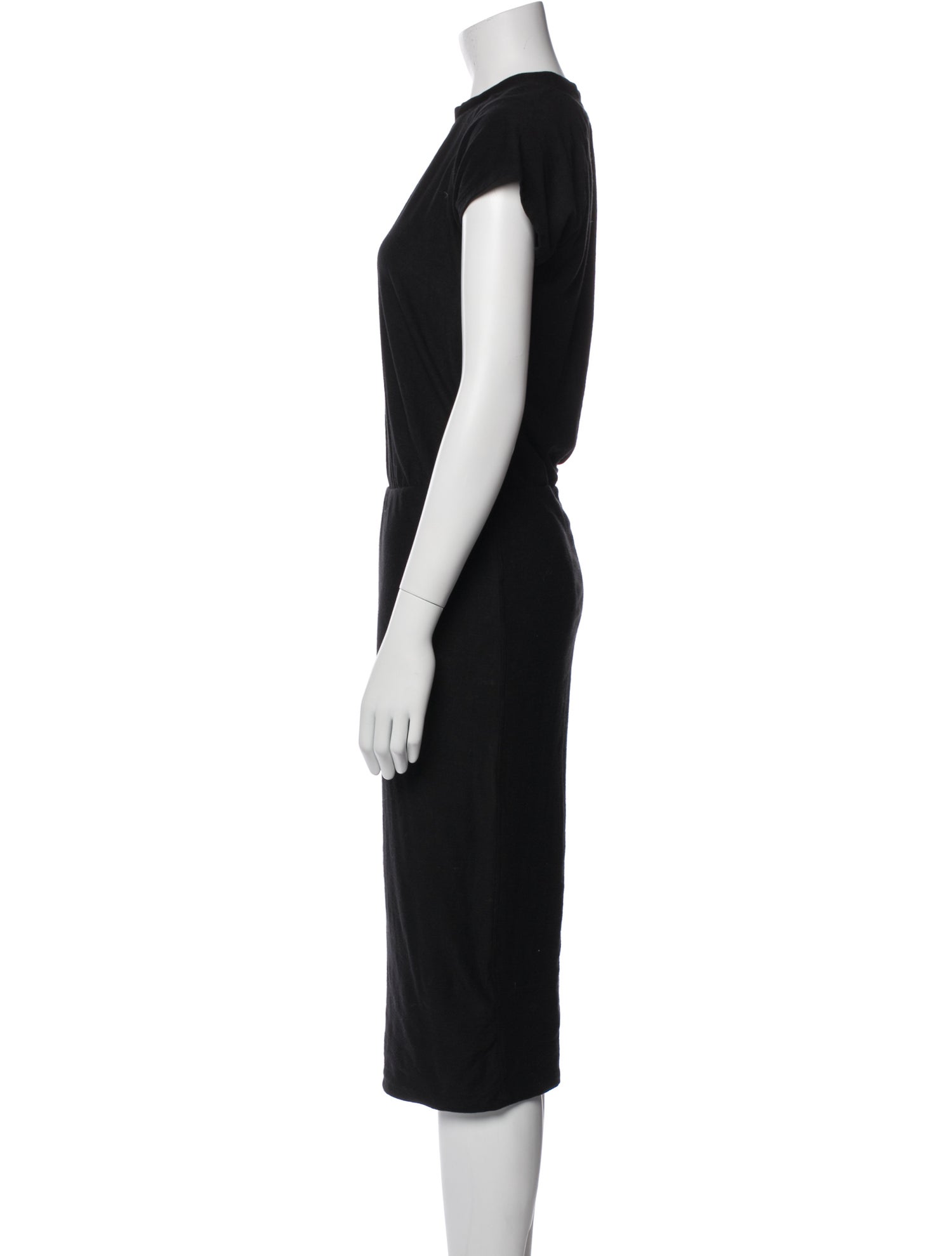 James Perse Crew Neck Midi Length Dress