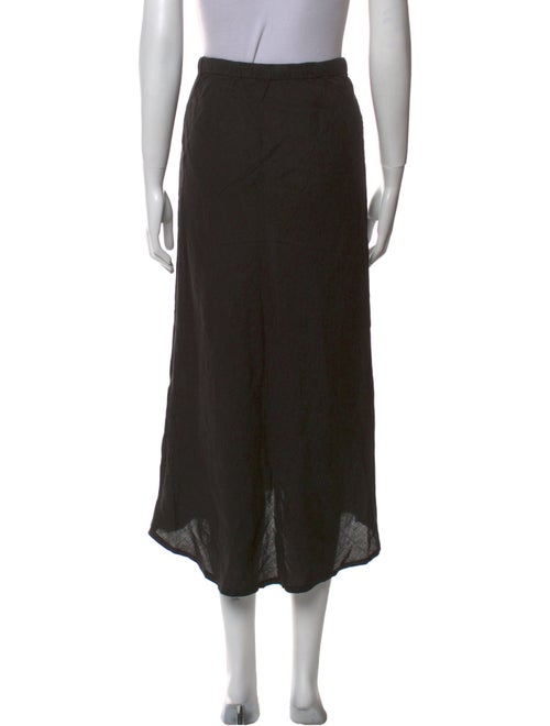 James Perse Linen Midi Length Skirt