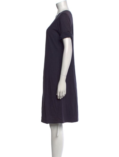 James Perse Scoop Neck Knee-Length Dress