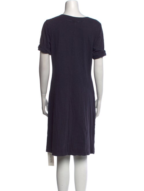 James Perse Scoop Neck Knee-Length Dress