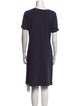 James Perse Scoop Neck Knee-Length Dress
