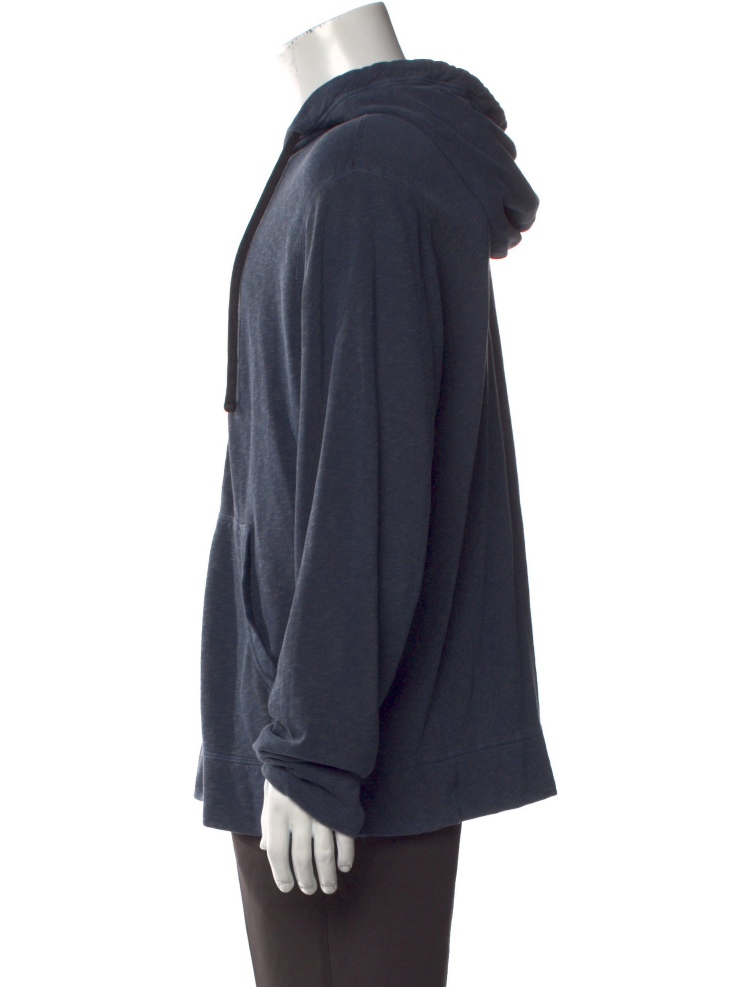 James Perse V-Neck Long Sleeve Hoodie