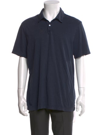 James Perse Collar Short Sleeve Polo Shirt