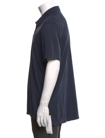James Perse Collar Short Sleeve Polo Shirt
