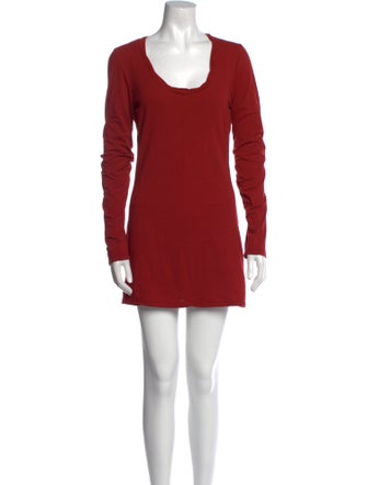 James Perse Scoop Neck Mini Dress