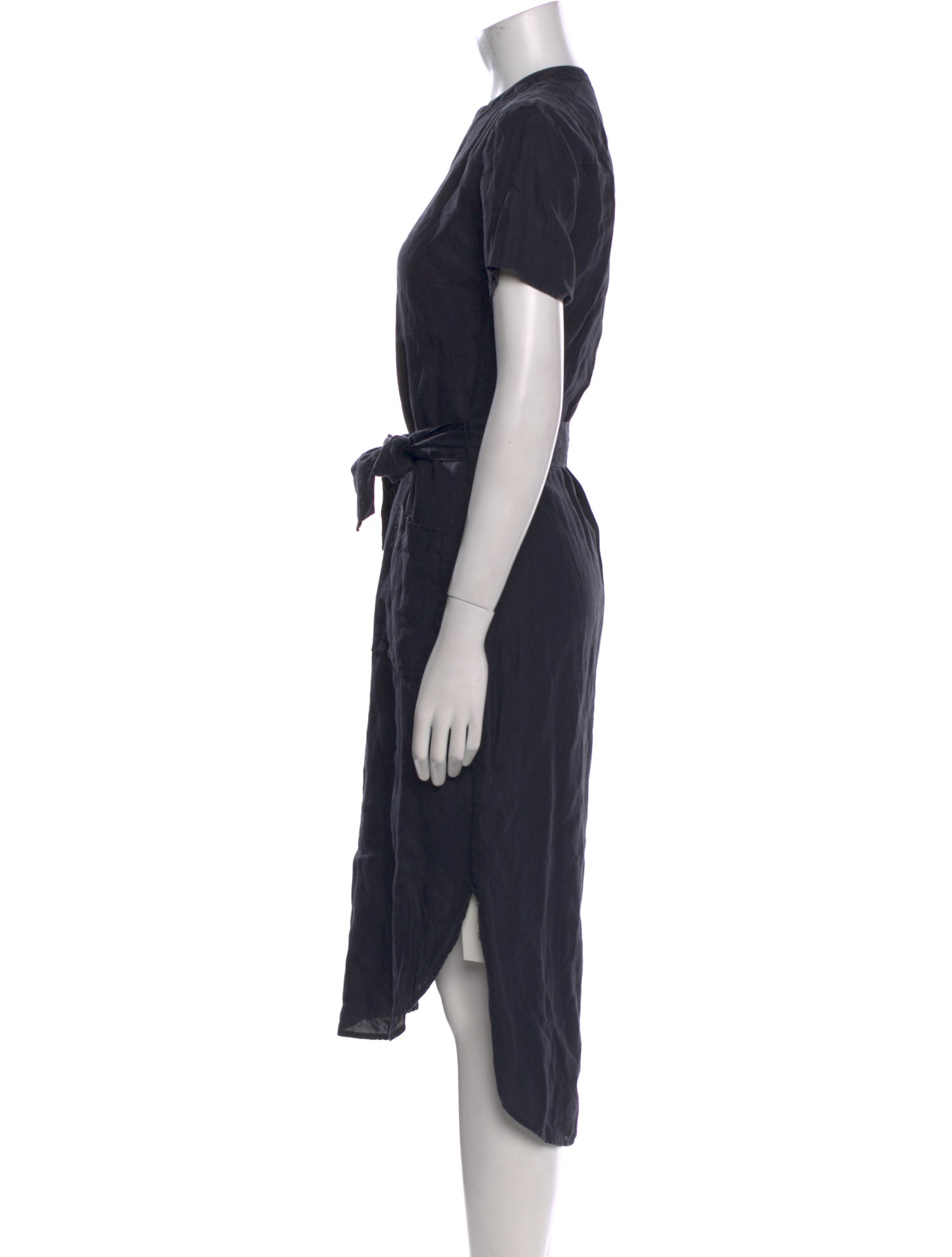 James Perse Linen Midi Length Dress