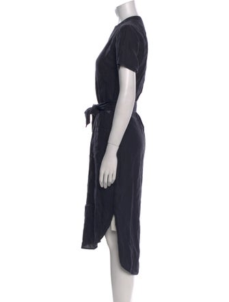 James Perse Linen Midi Length Dress