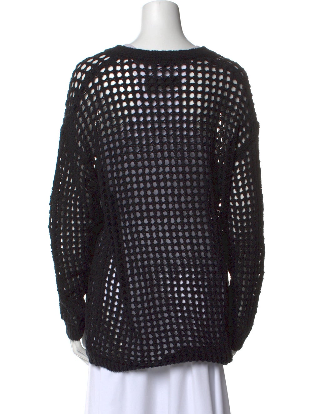 James Perse Pullover Blue Patterned Long Sleeve w… - image 3