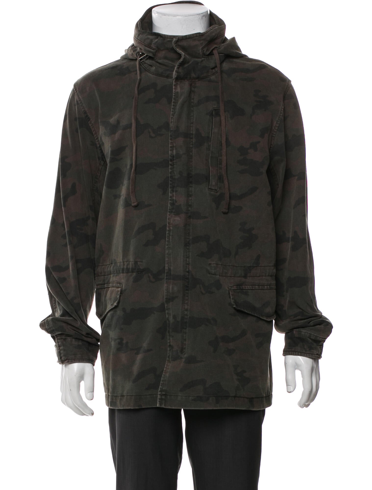 James Perse Animal Print Parka