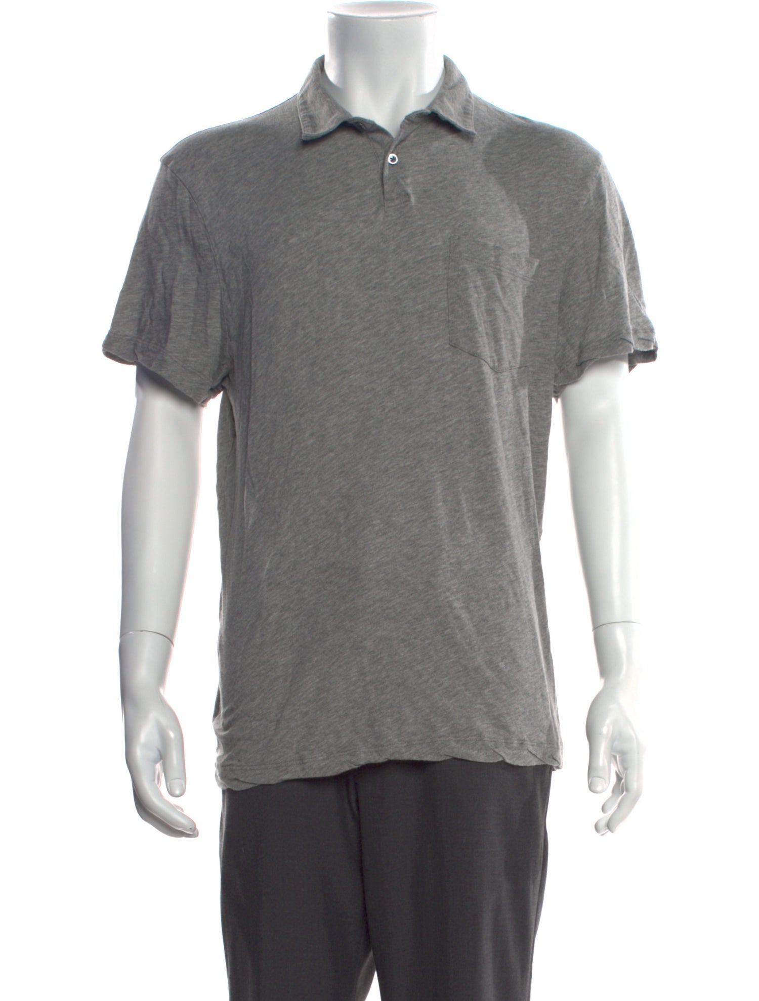 James Perse Collar Short Sleeve Polo Shirt