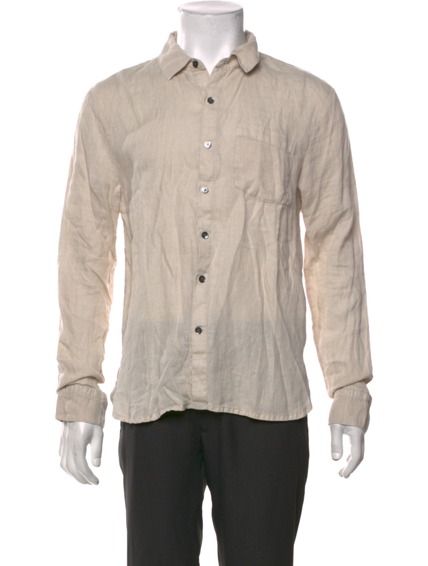 James Perse Linen Long Sleeve Dress Shirt w/ Tags