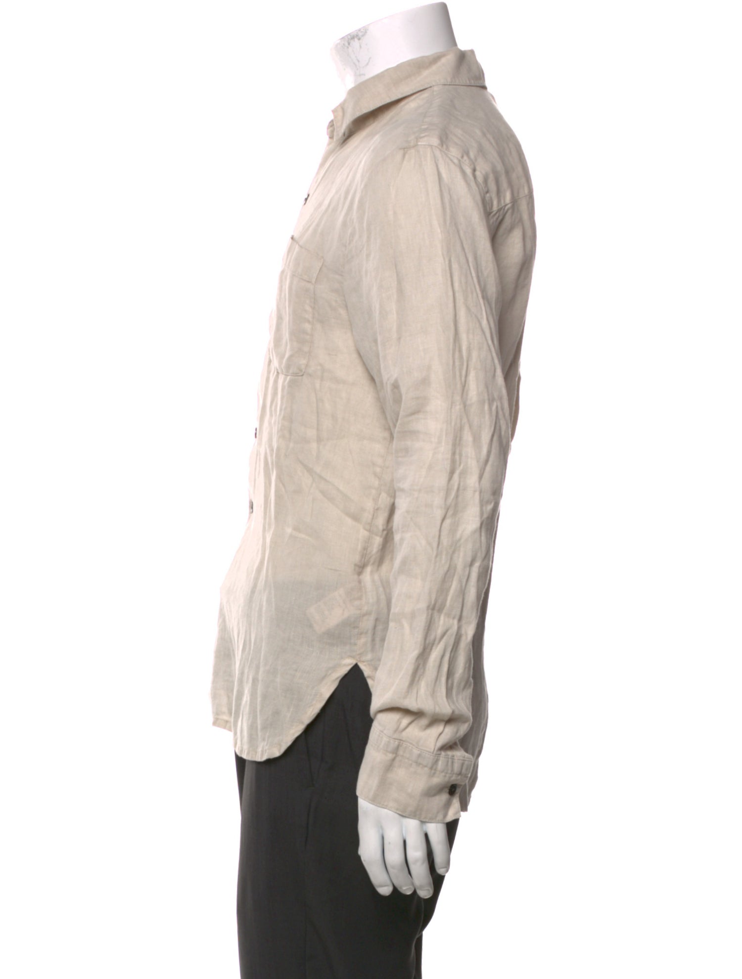 James Perse Linen Long Sleeve Dress Shirt w/ Tags