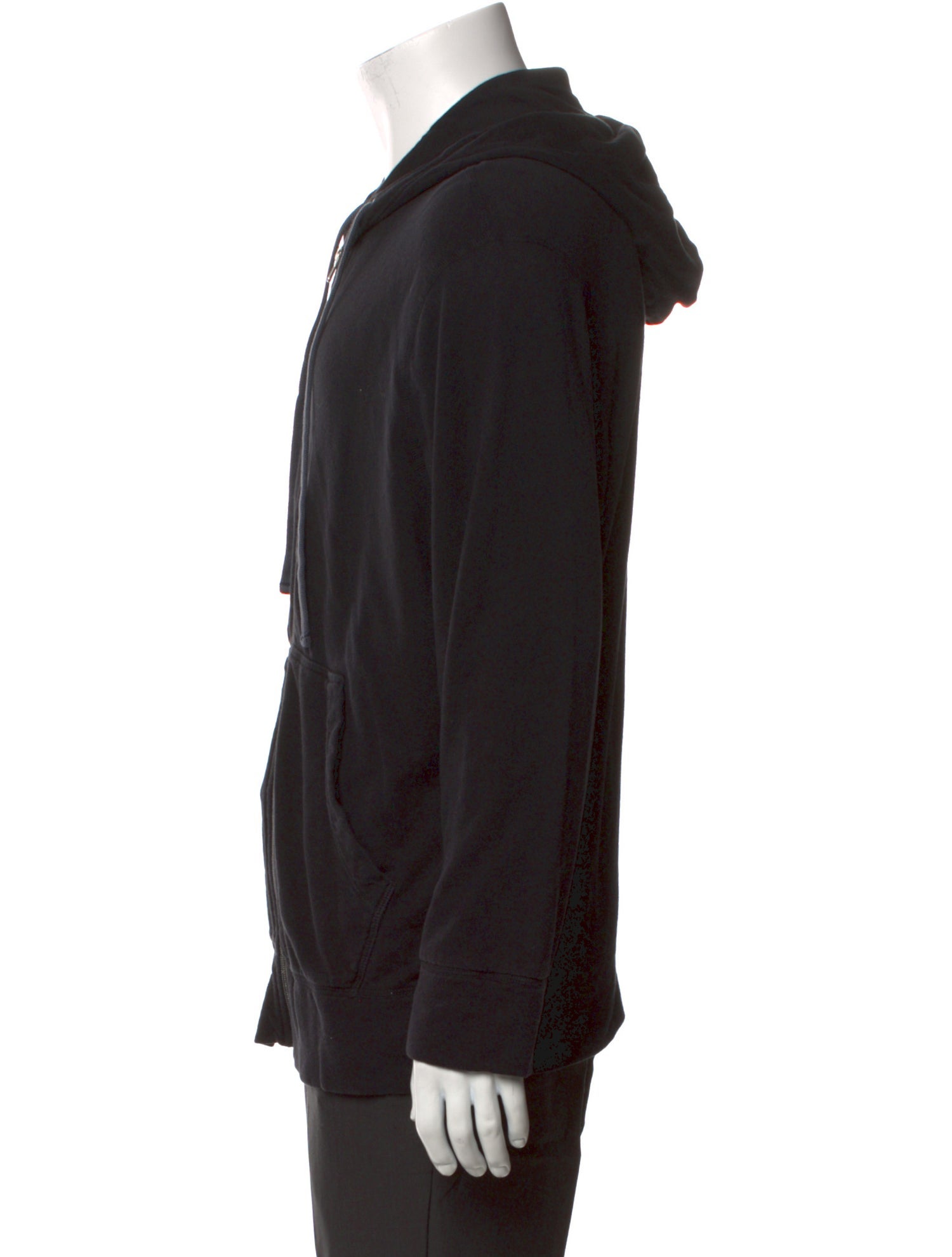 James Perse V-Neck Long Sleeve Hoodie