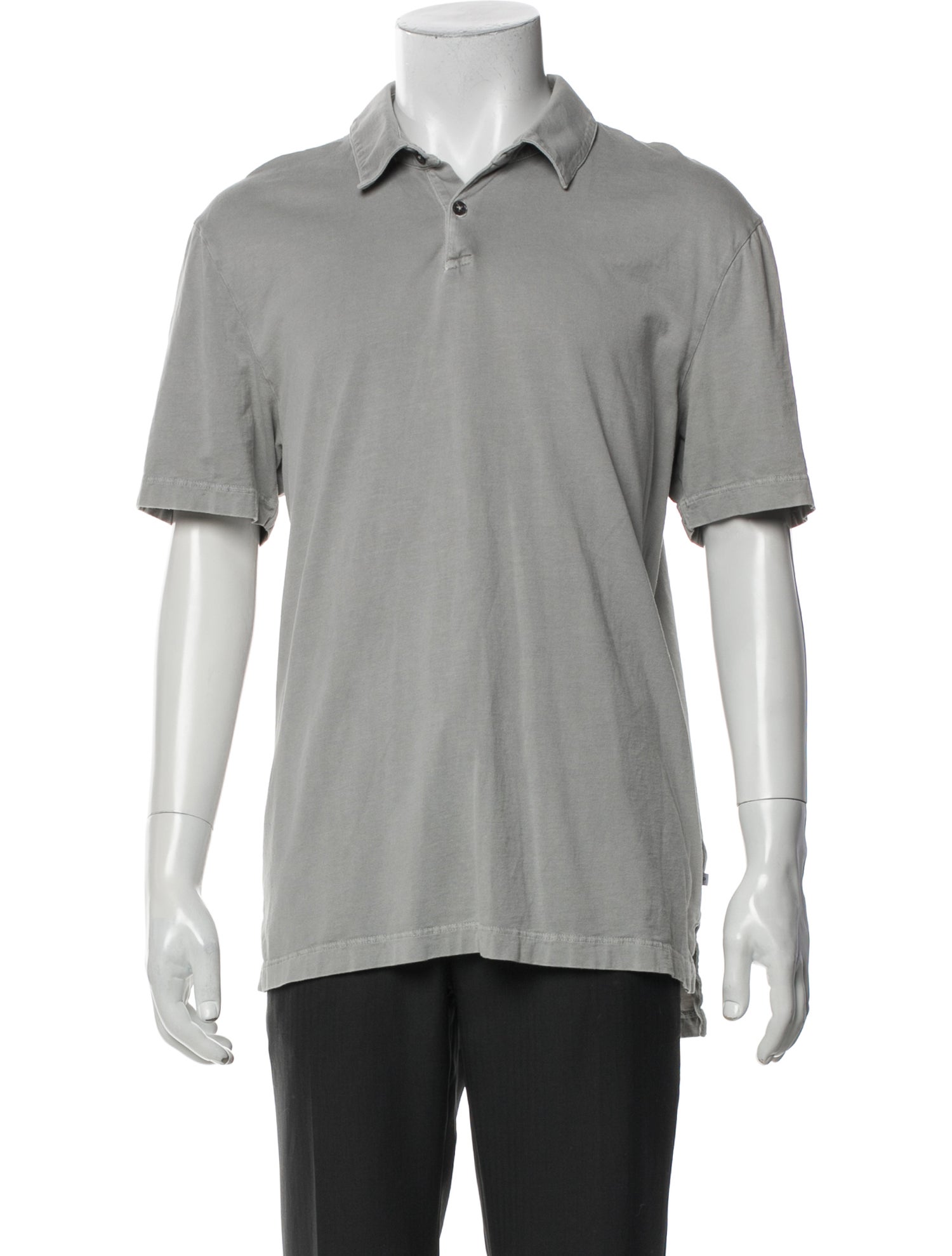 James Perse Collar Short Sleeve Polo Shirt