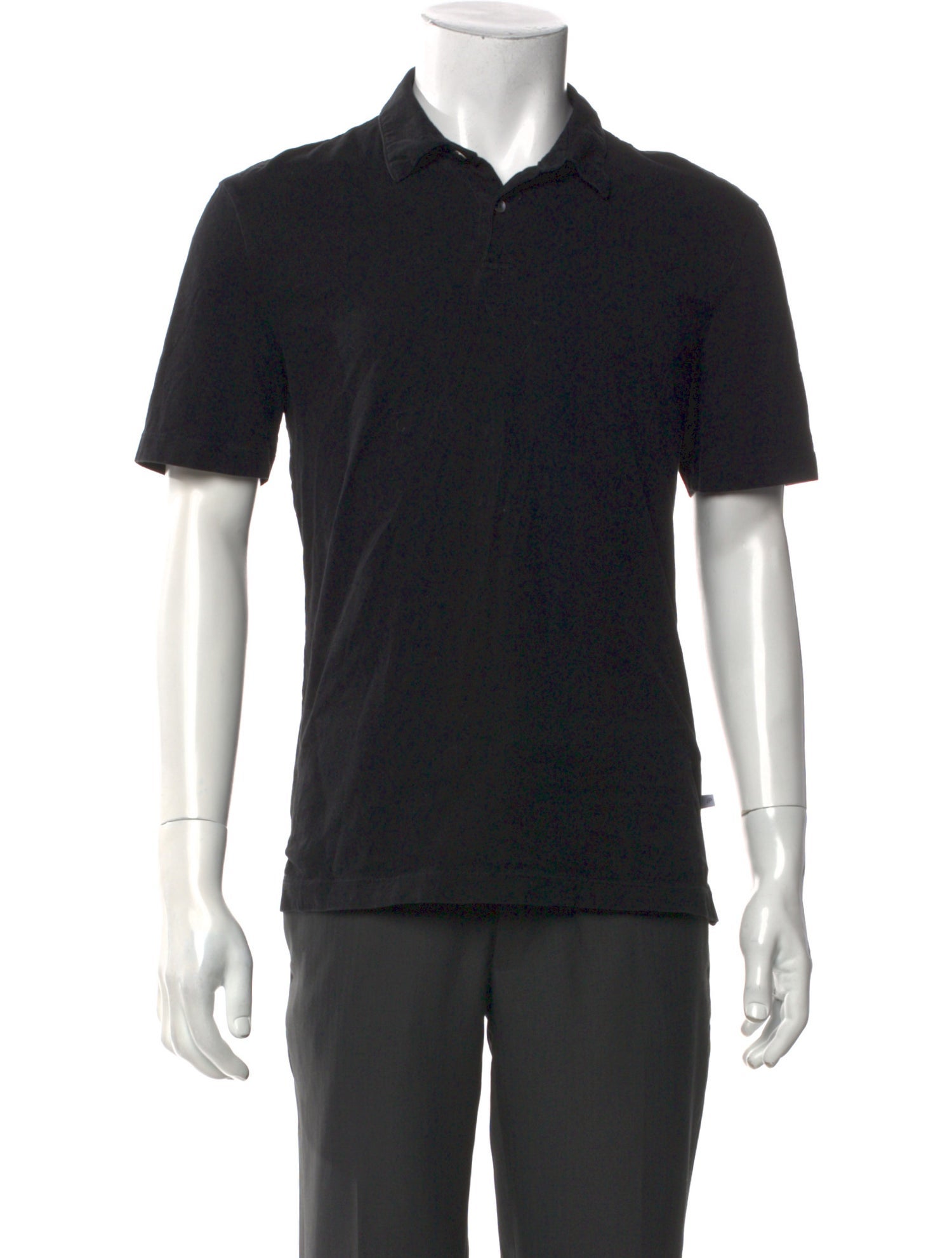 James Perse V-Neck Short Sleeve Polo Shirt