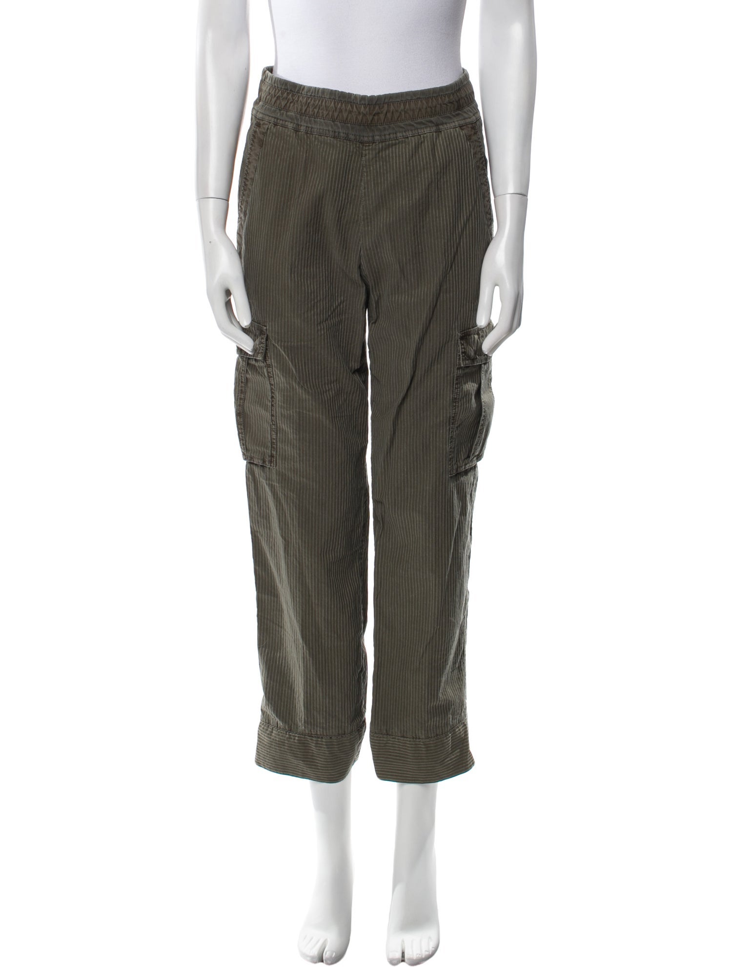 James Perse Striped Straight Leg Pants