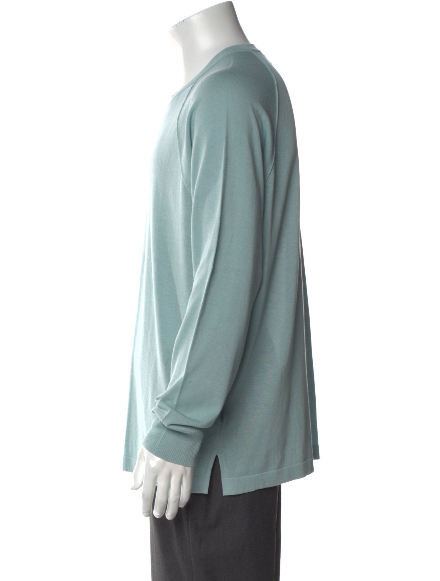 James Perse Crew Neck Long Sleeve Pullover