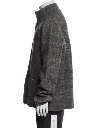 James Perse Mock Neck Long Sleeve Cardigan