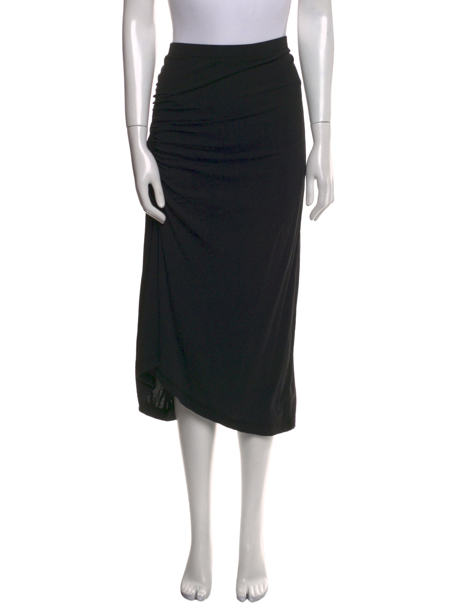 James Perse Ruffle Embellishment Midi Length Skirt