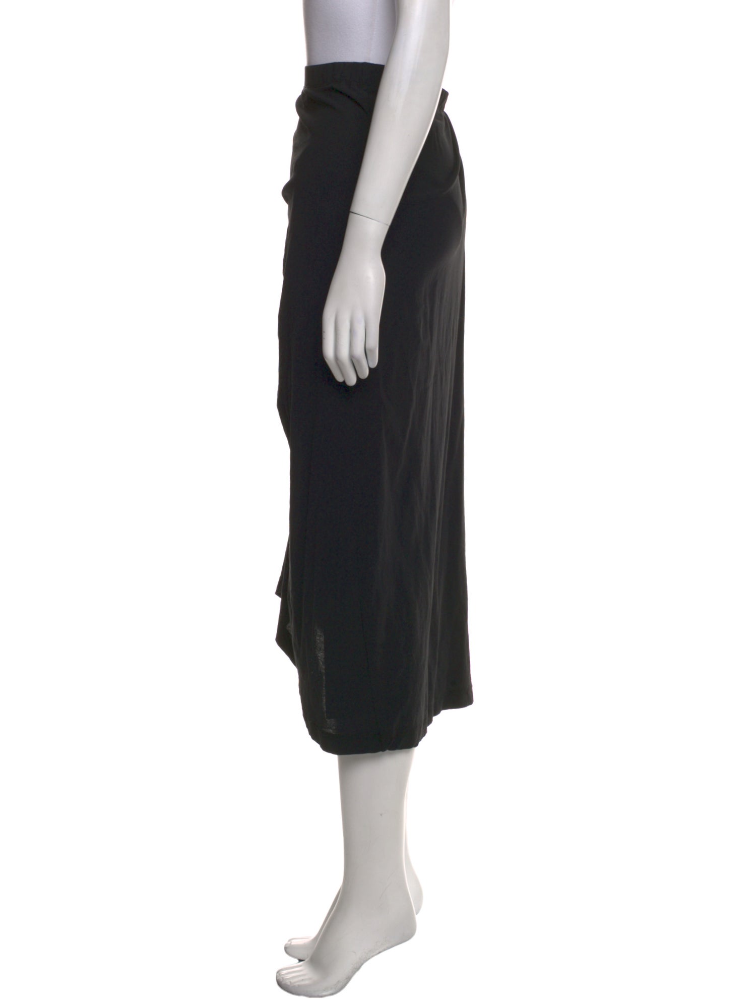 James Perse Ruffle Embellishment Midi Length Skirt