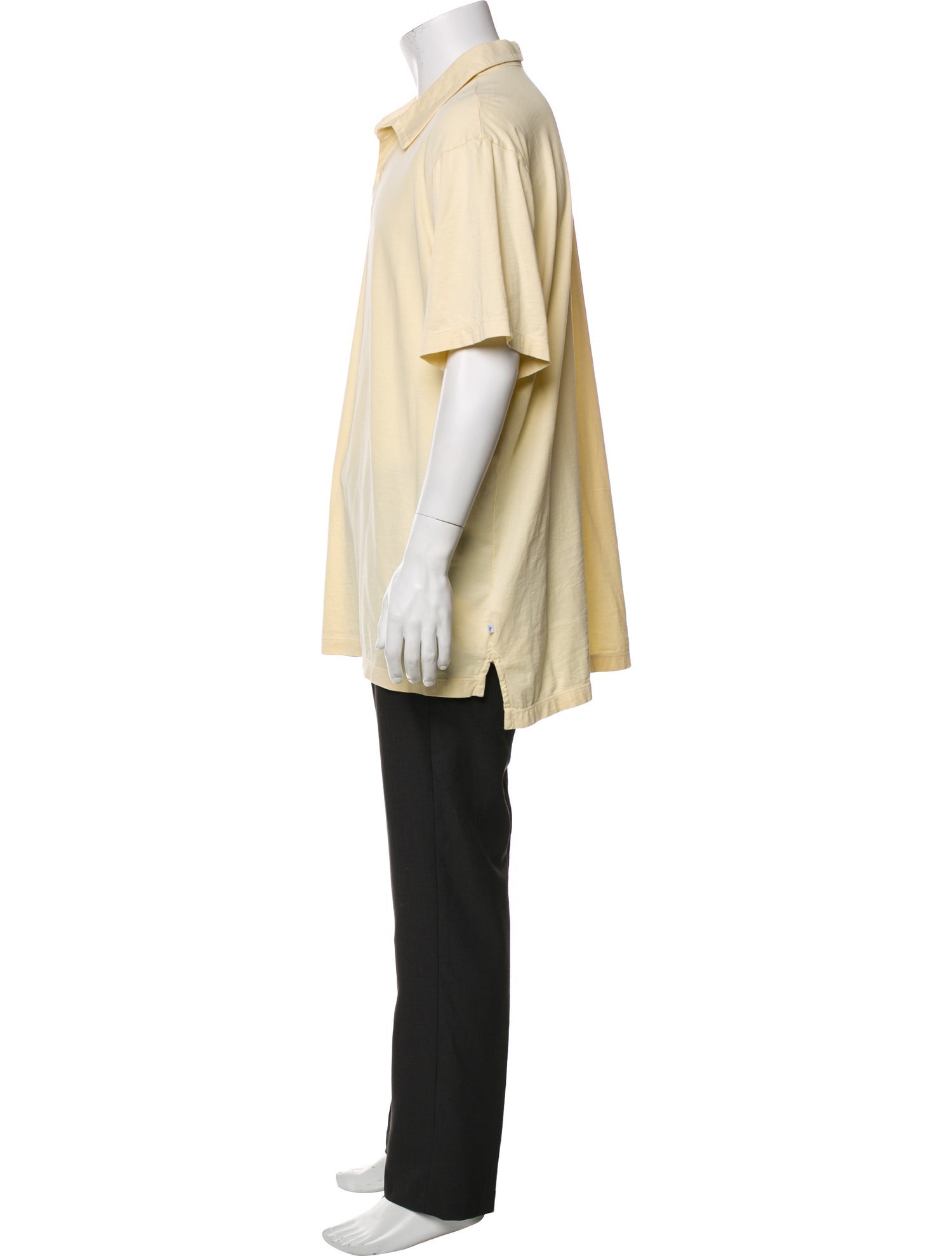 James Perse Crew Neck Short Sleeve Polo Shirt