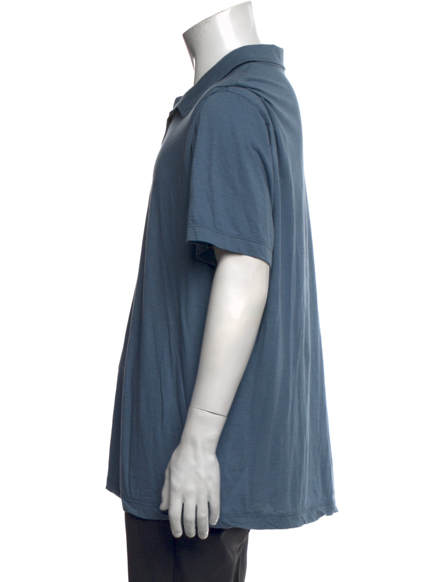 James Perse Collar Short Sleeve Polo Shirt