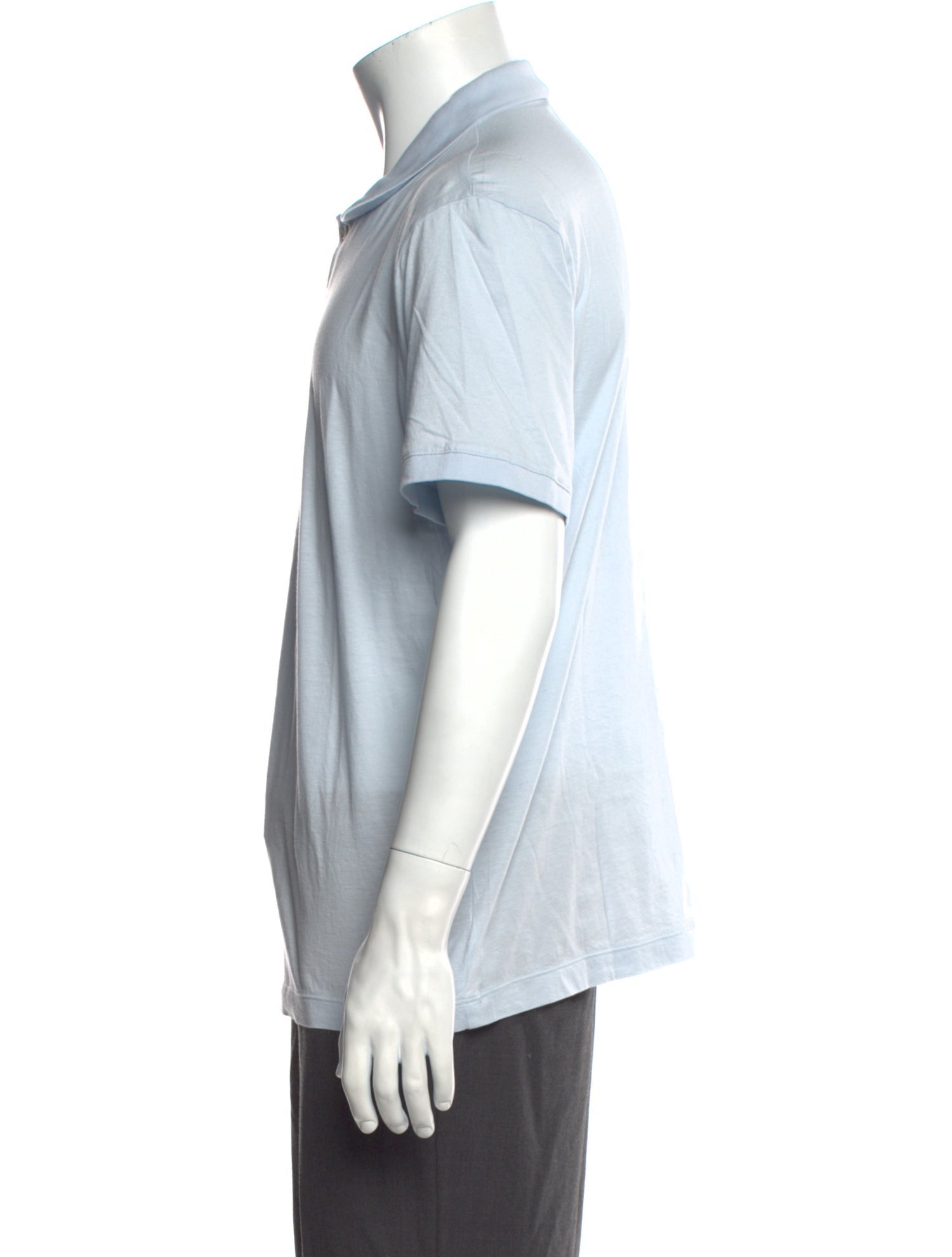 James Perse Collar Short Sleeve Polo Shirt