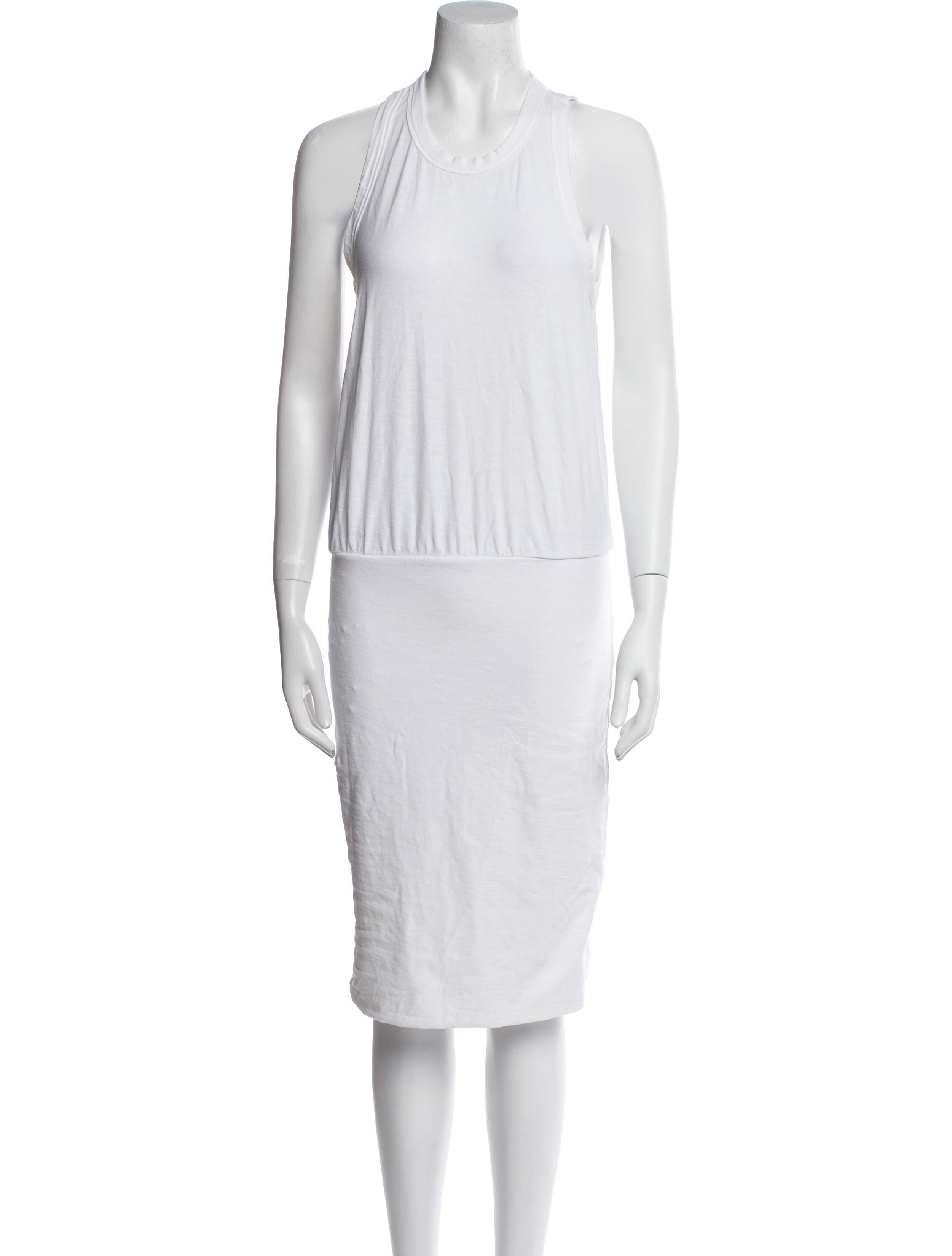 James Perse Crew Neck Midi Length Dress