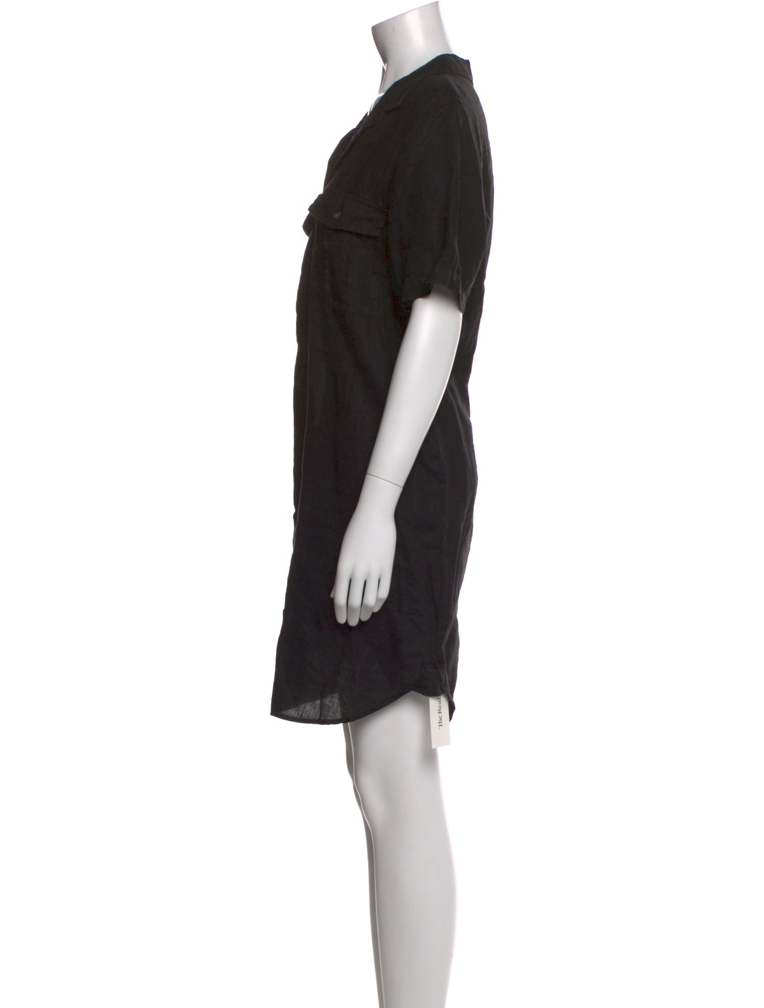 James Perse Linen Knee-Length Dress
