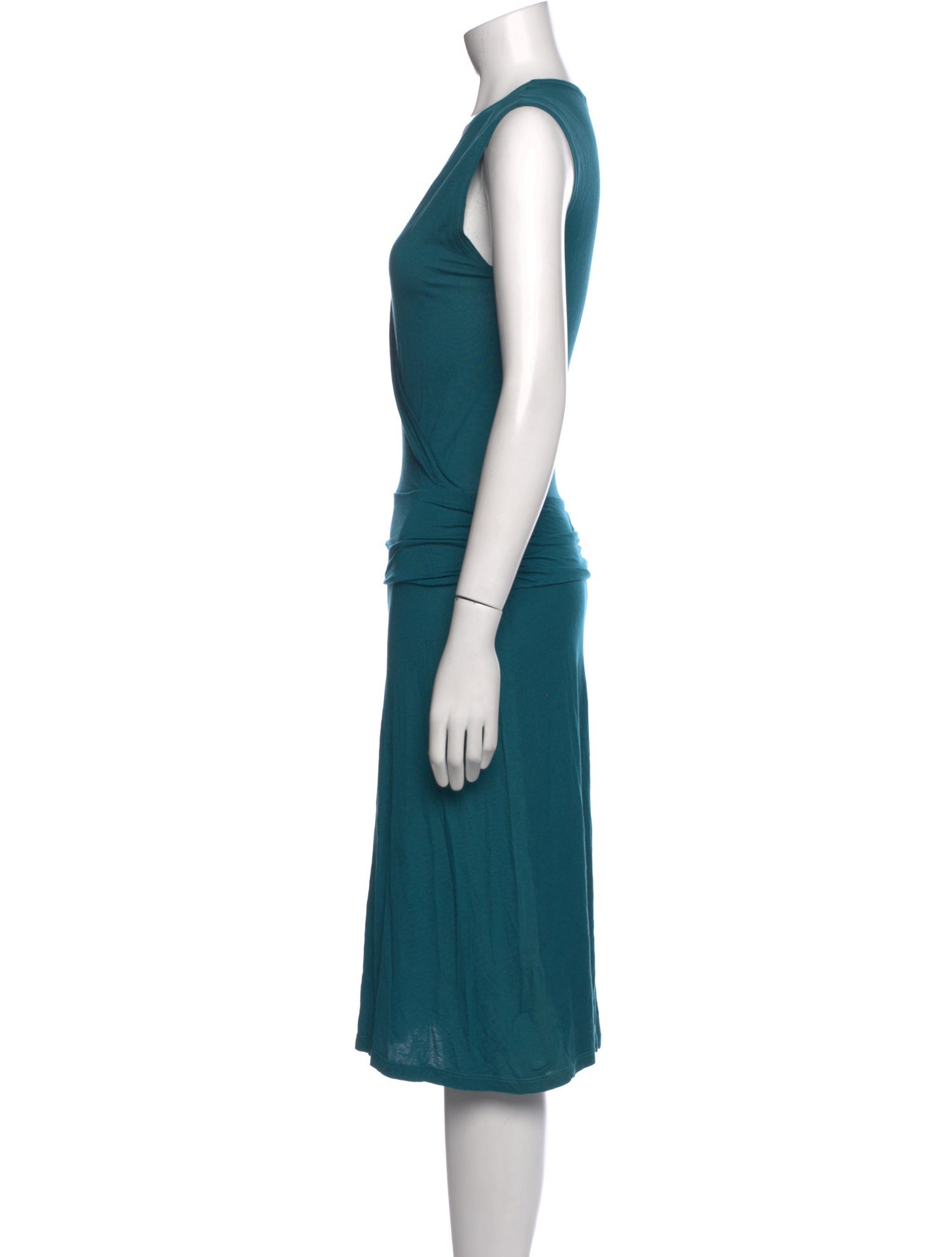 James Perse V-Neck Midi Length Dress
