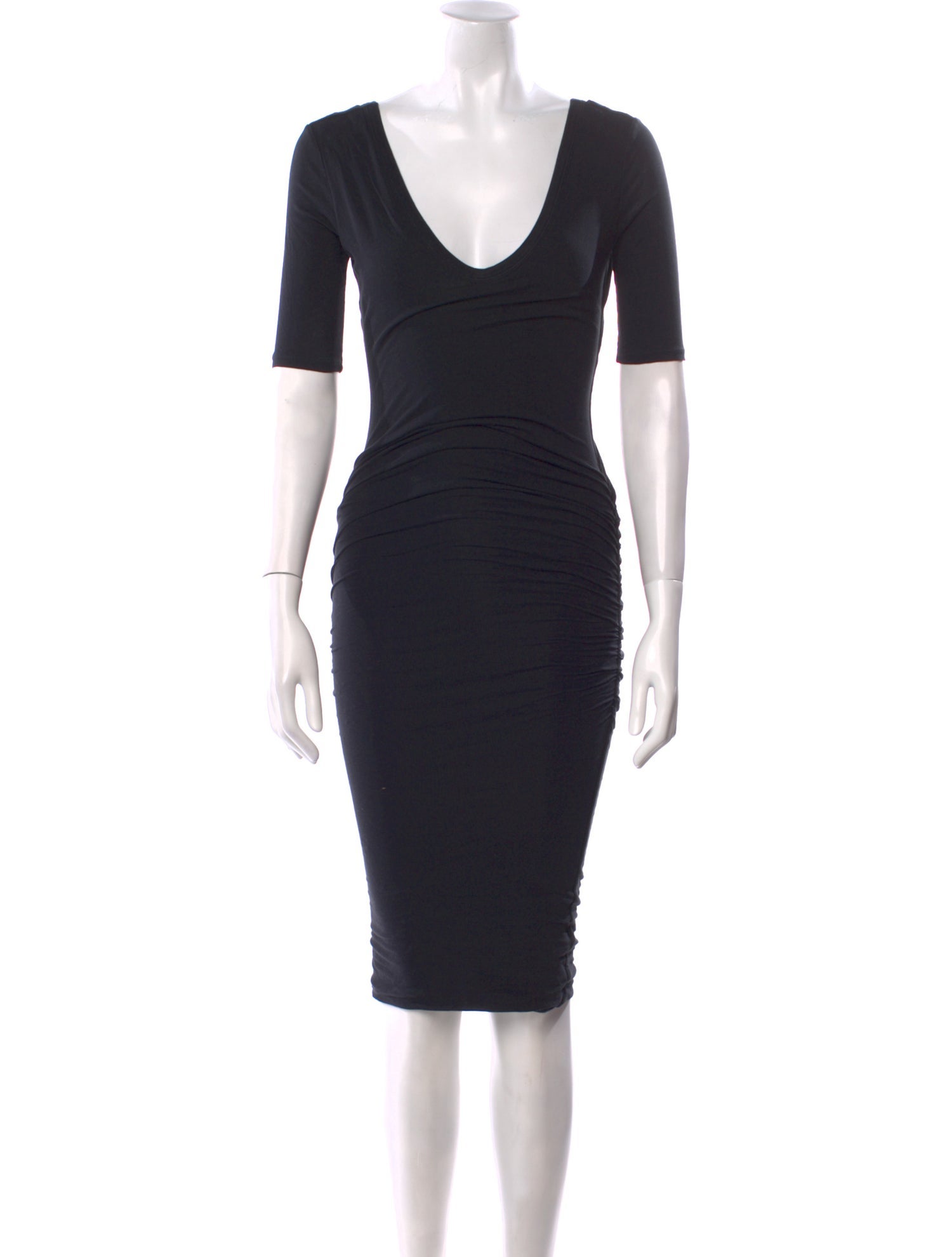 James Perse V-Neck Mini Dress