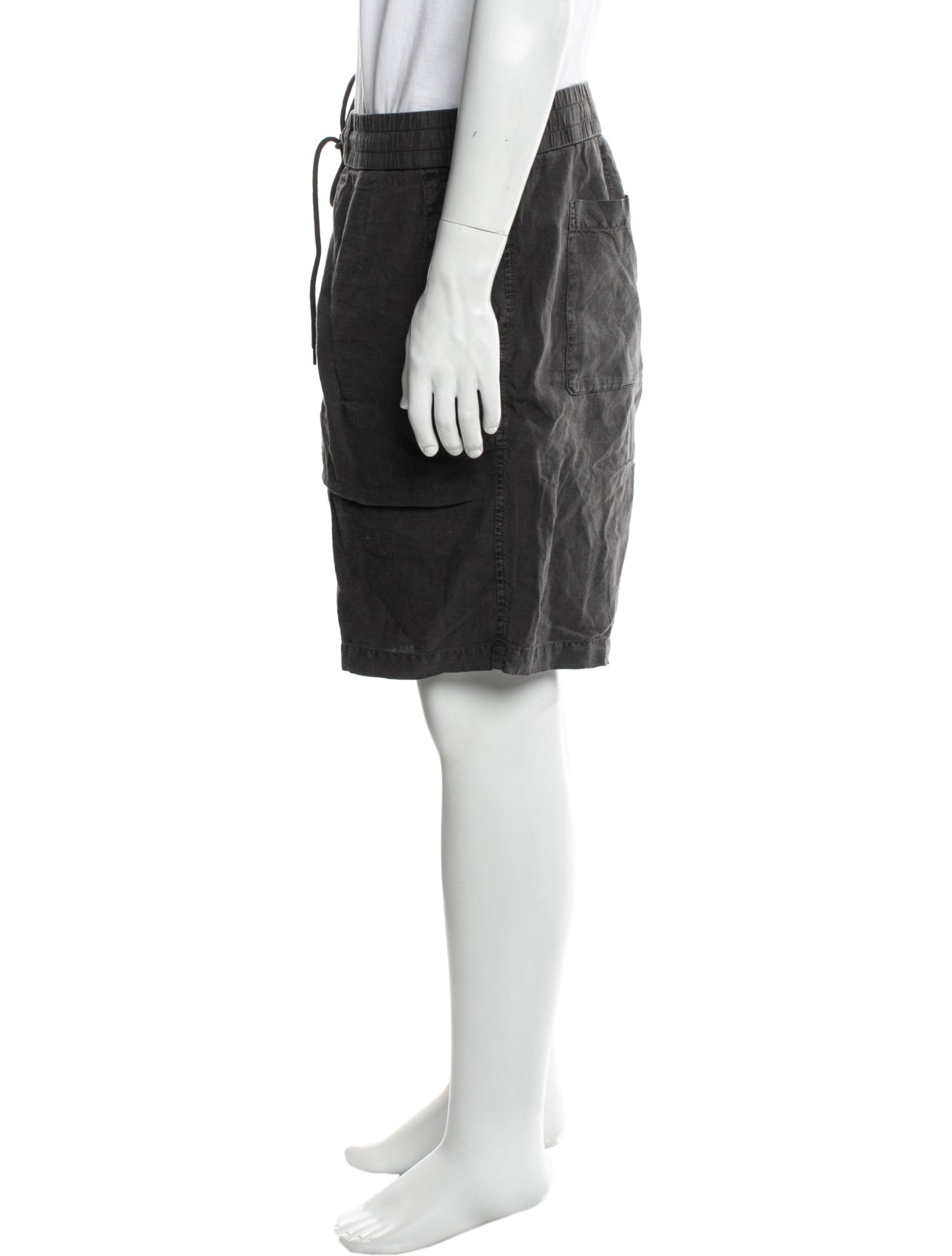 James Perse Linen Cargo Shorts