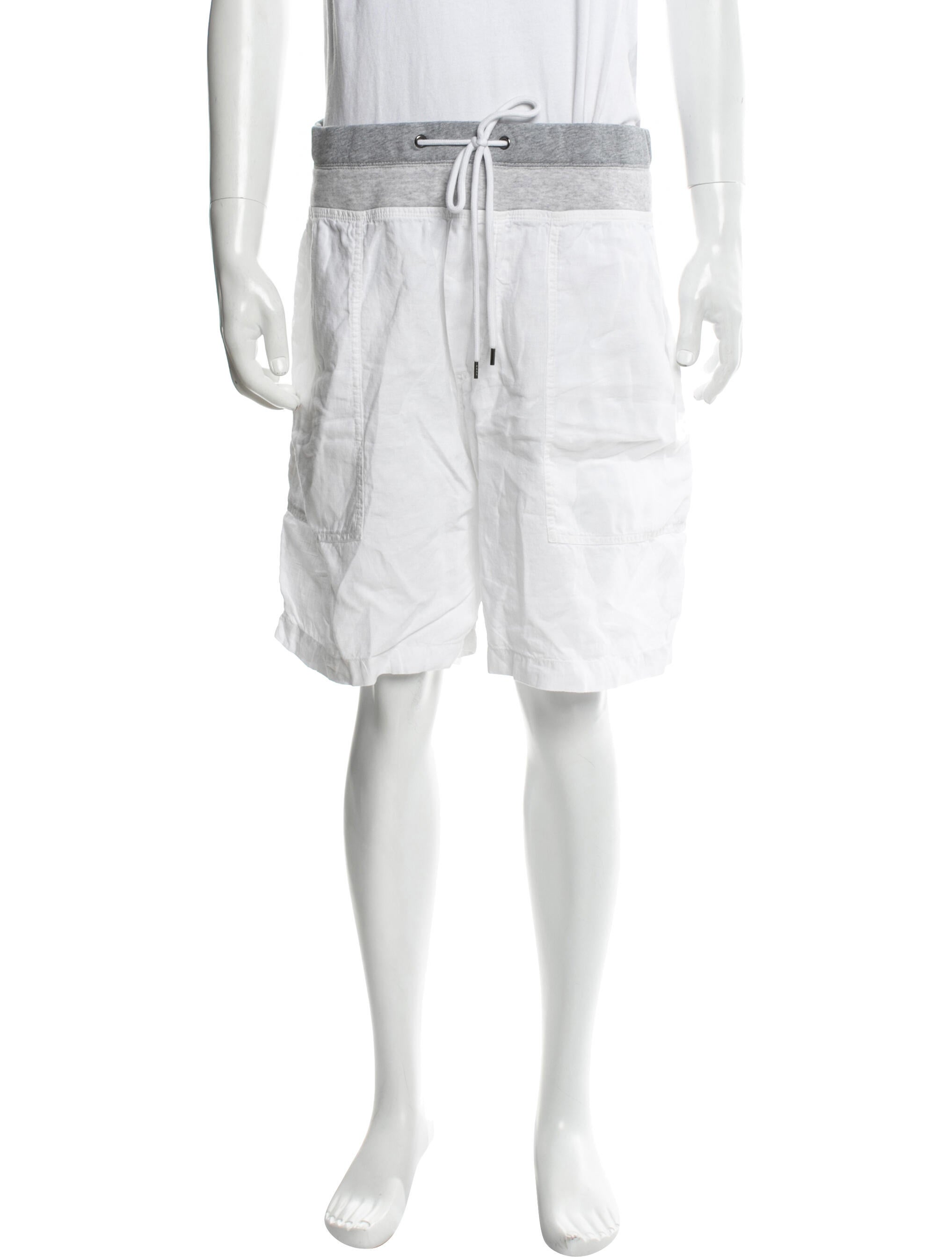 James Perse Linen Cargo Shorts