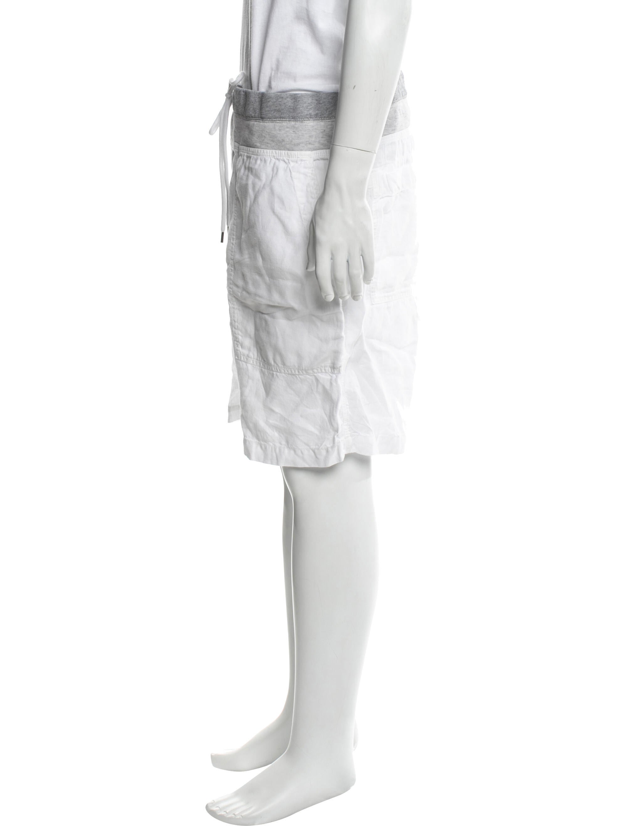 James Perse Linen Cargo Shorts