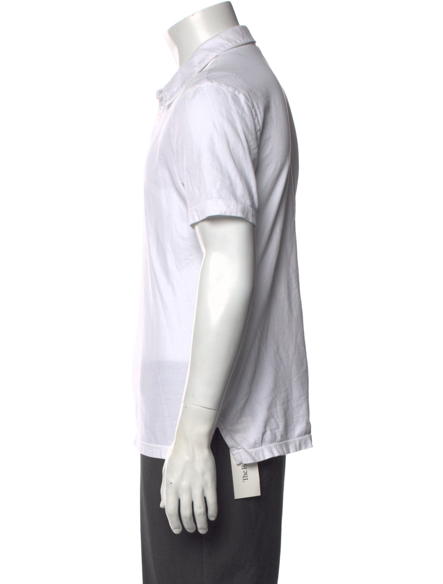 James Perse Collar Short Sleeve Polo Shirt