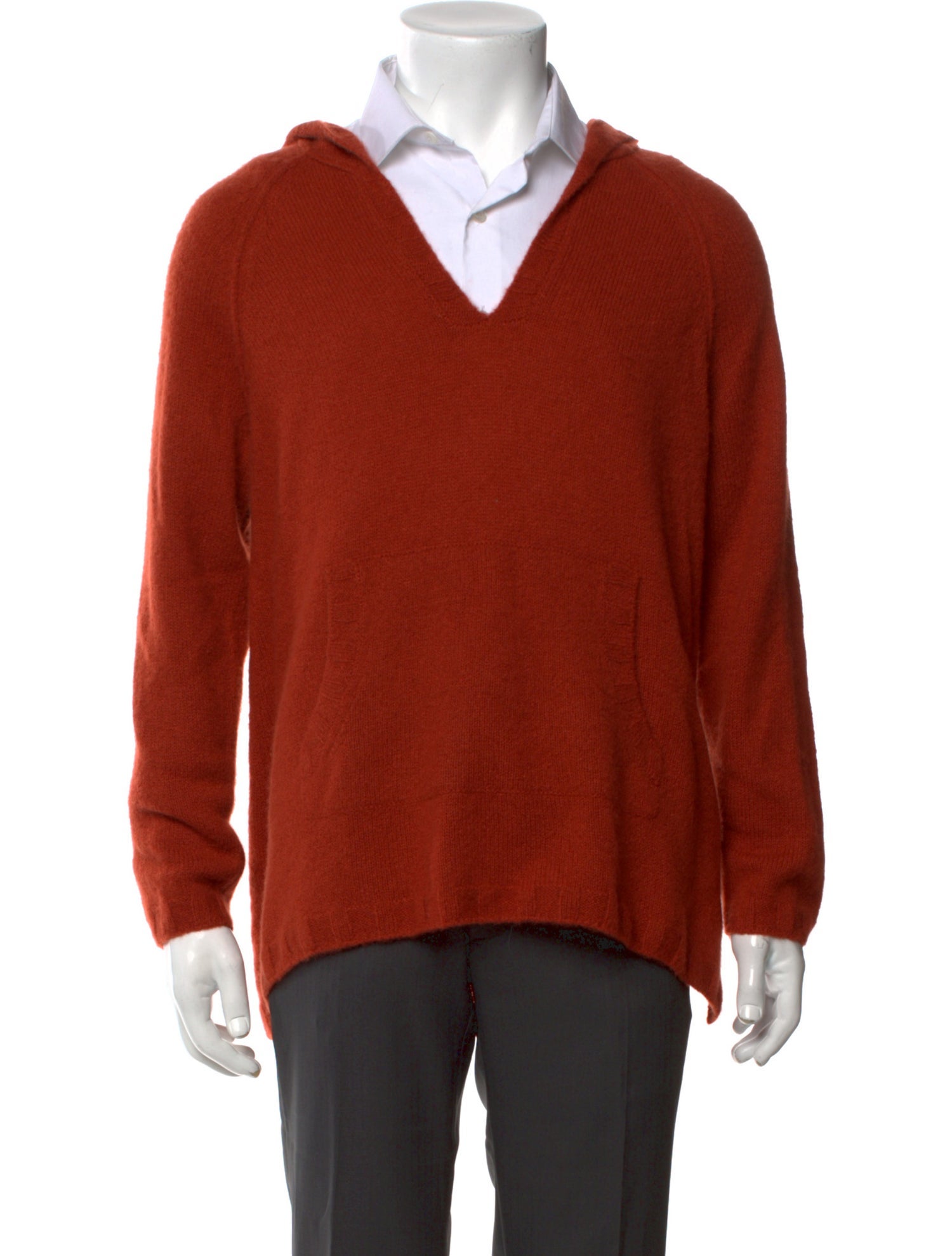 James Perse Cashmere V-Neck Hoodie