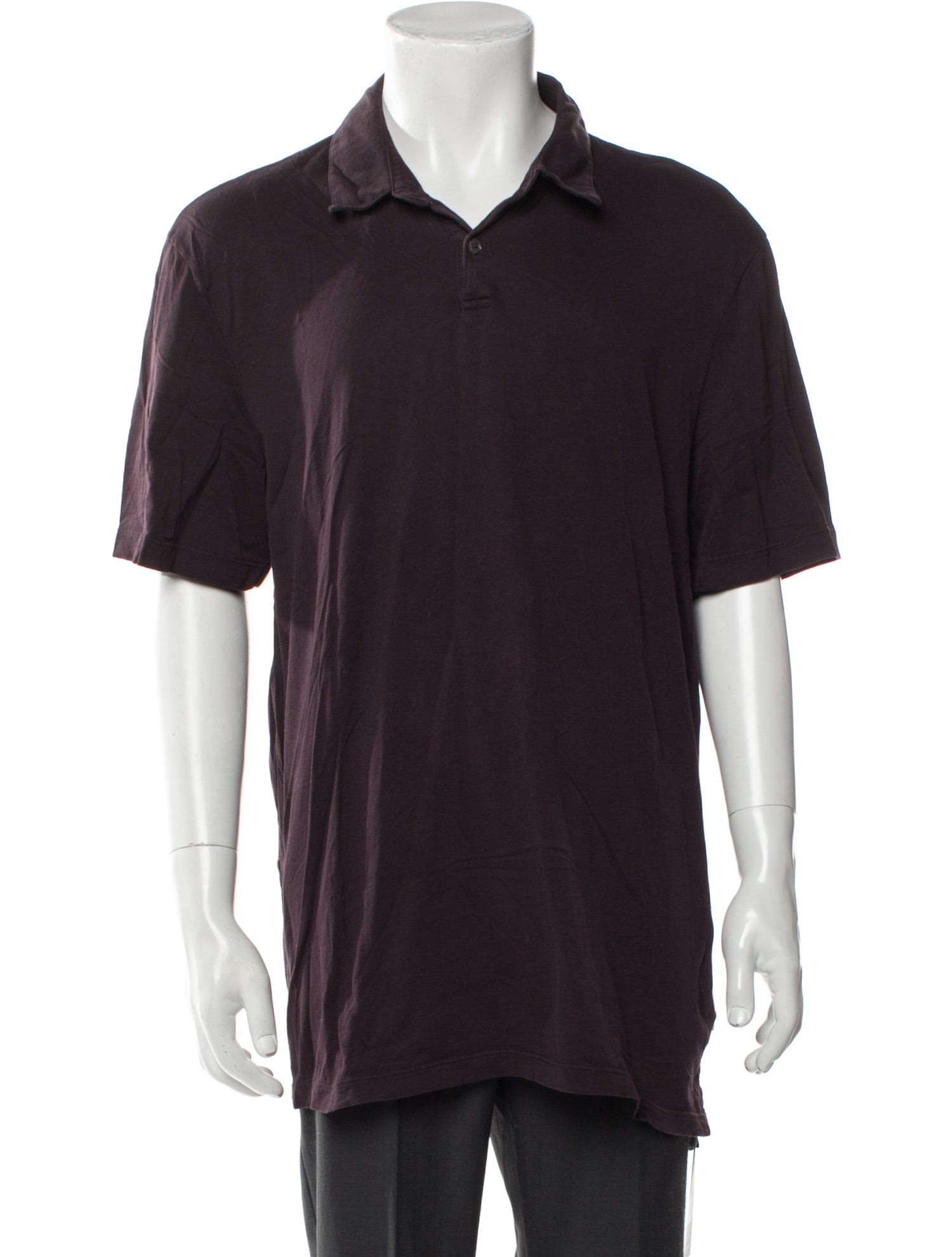 James Perse Collar Short Sleeve Polo Shirt