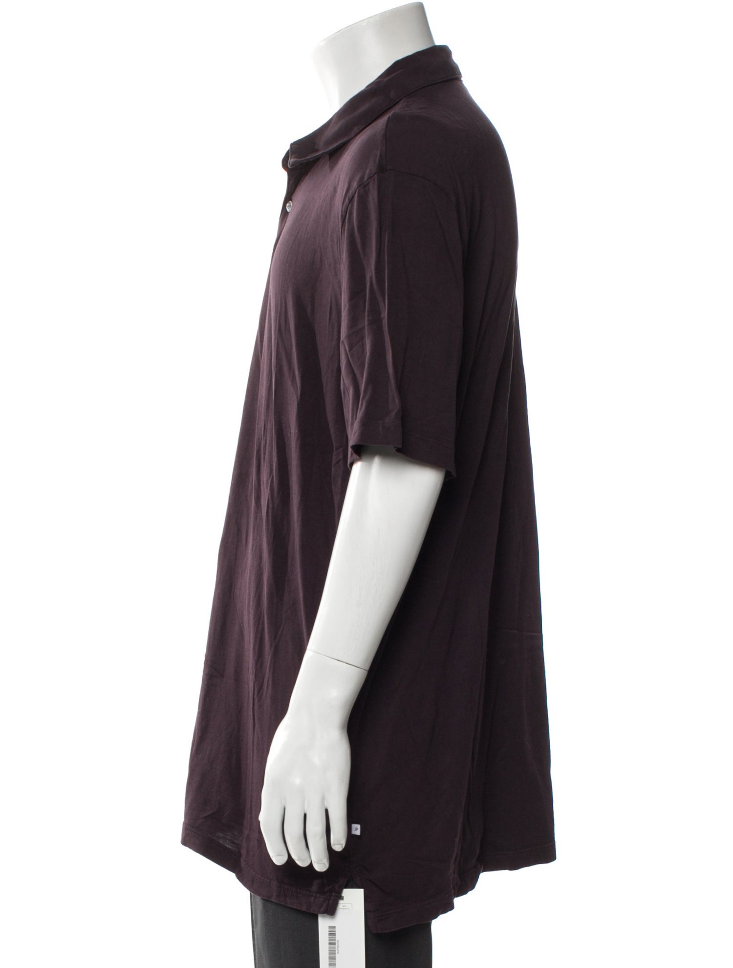 James Perse Collar Short Sleeve Polo Shirt