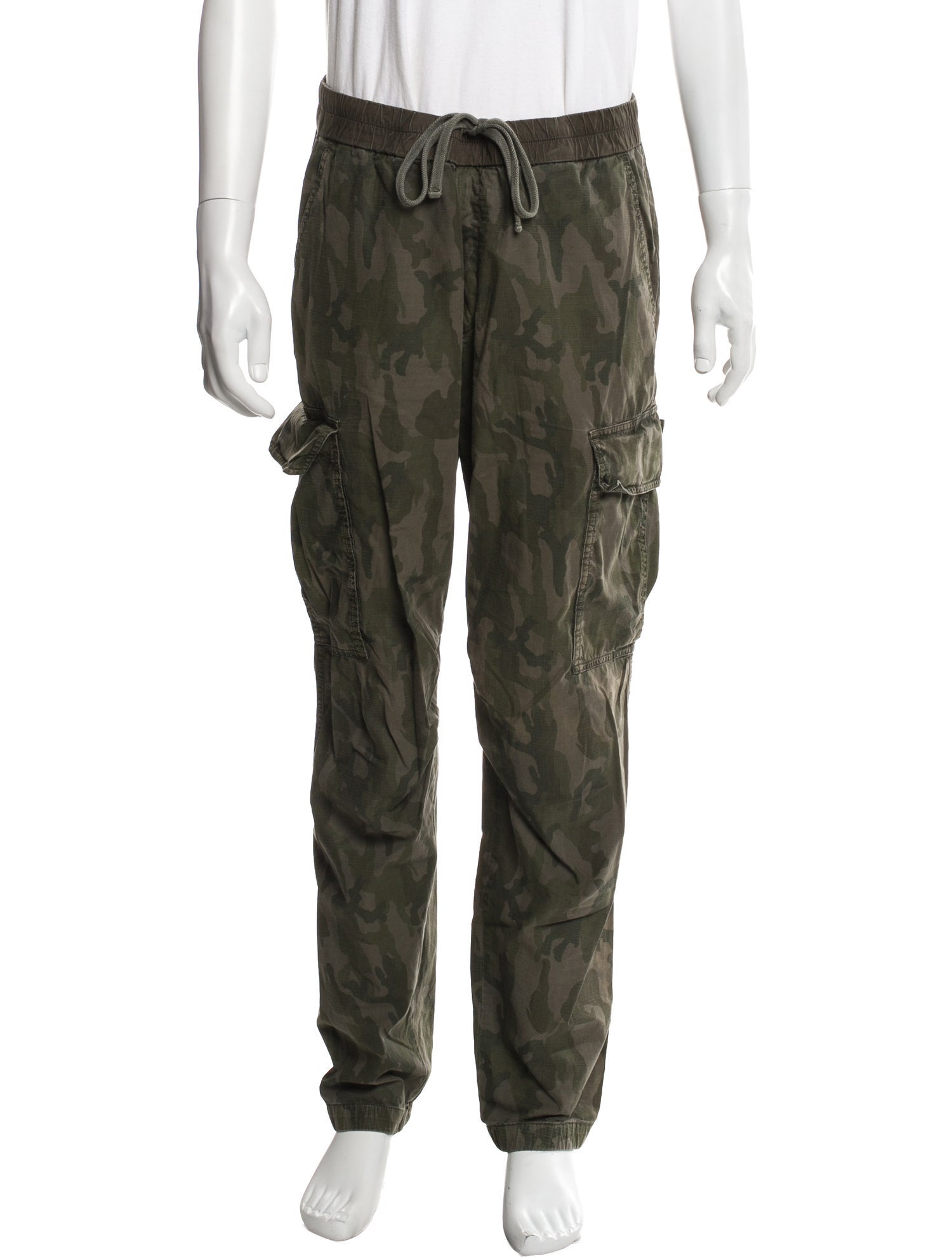 James Perse Camouflage Print Cargo Pants