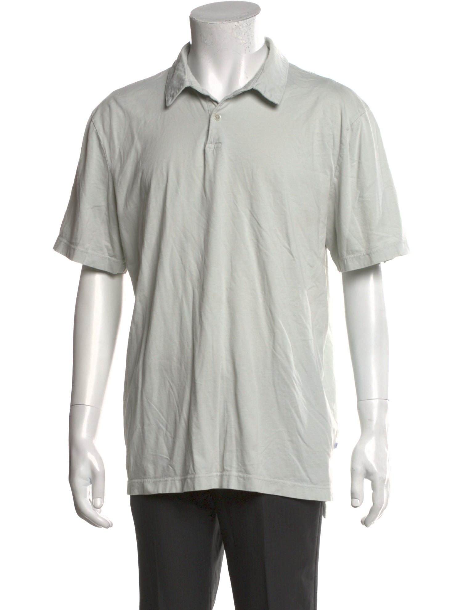 James Perse Crew Neck Short Sleeve Polo Shirt