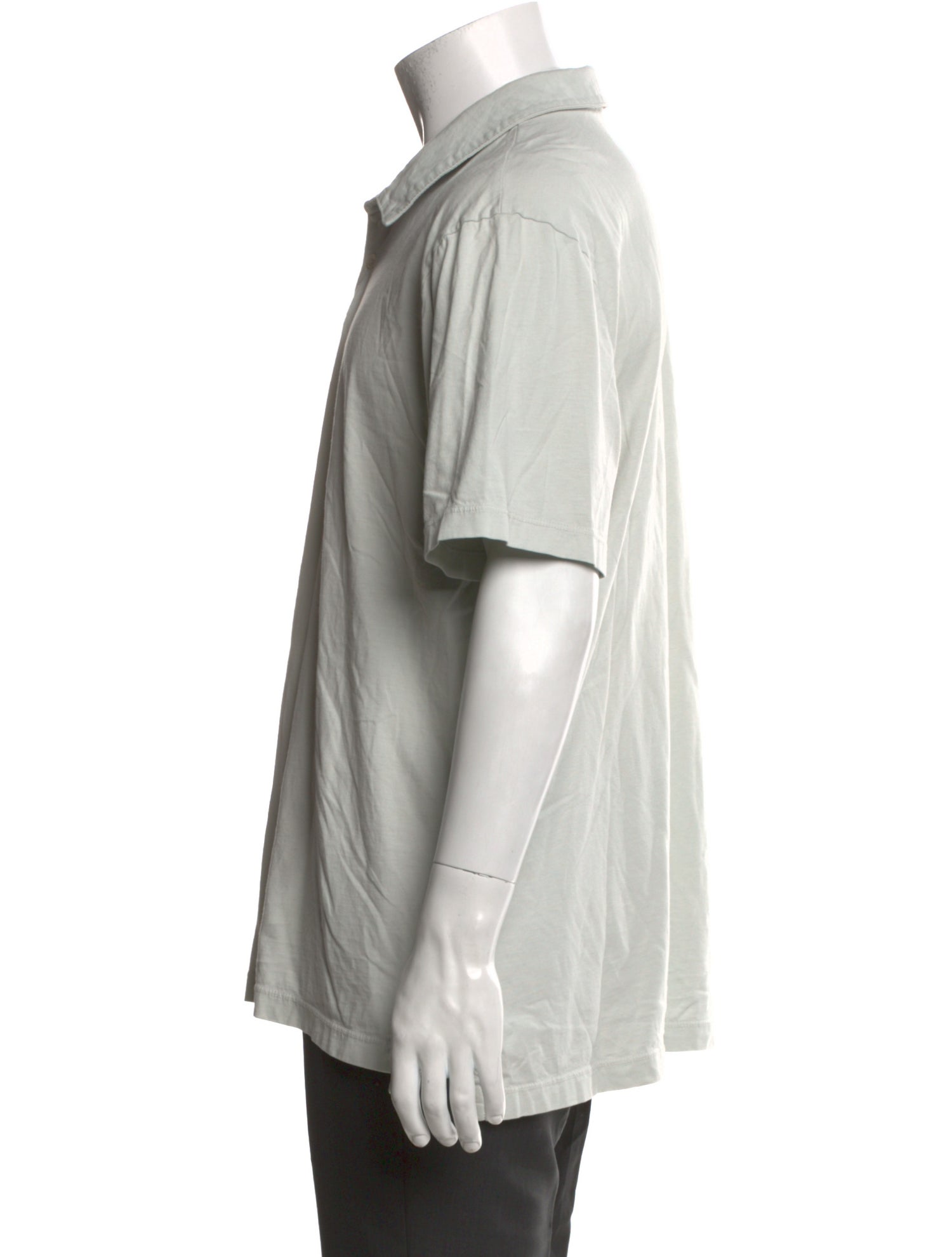 James Perse Crew Neck Short Sleeve Polo Shirt