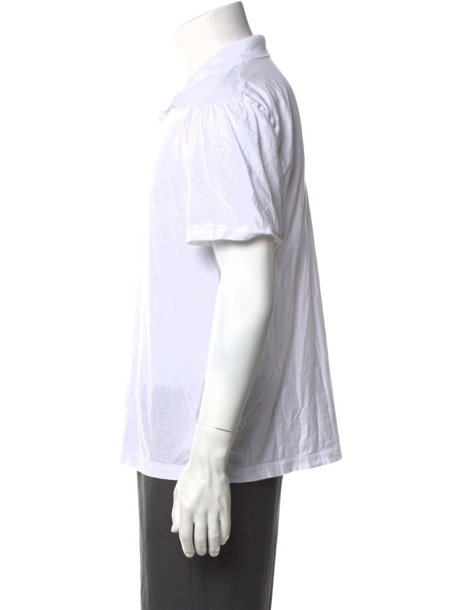 James Perse V-Neck Short Sleeve Polo Shirt