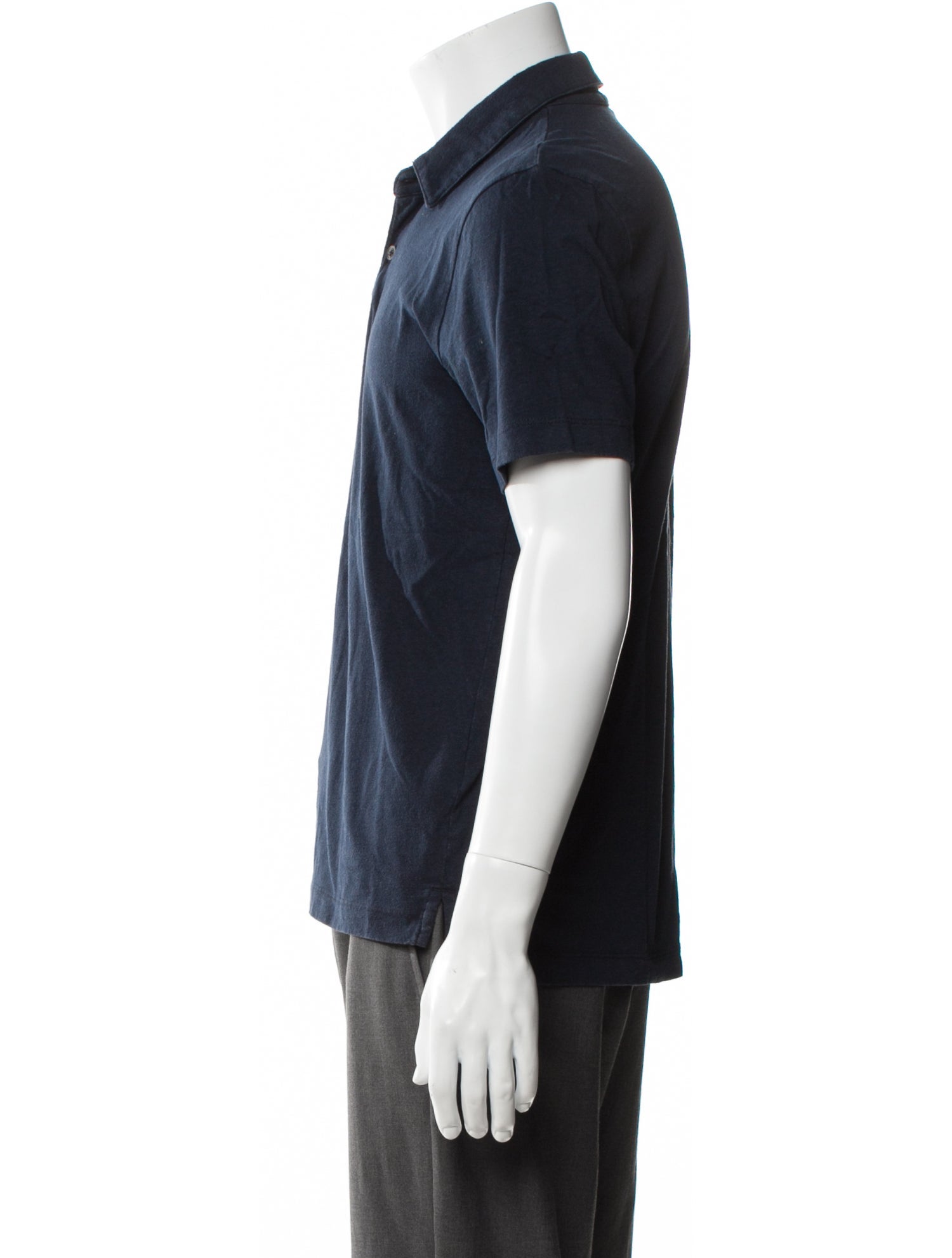 James Perse Collar Short Sleeve Polo Shirt